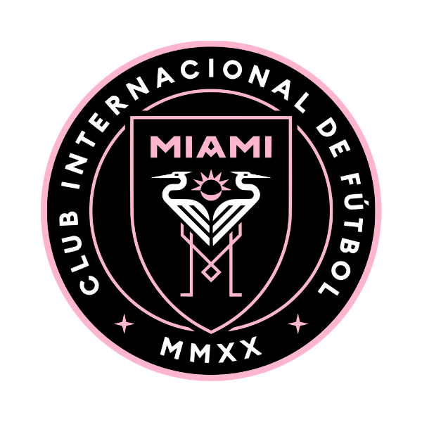 Inter Miami CF club logo with pink and black colors to buy Inter Miami soccer jersey