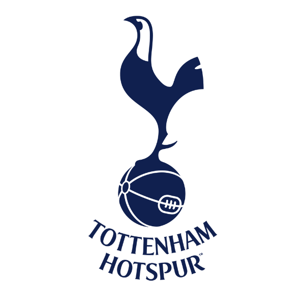 Tottenham Hotspur club logo featuring a cockerel standing on a soccer ball for authentic Tottenham soccer Jerseys collection