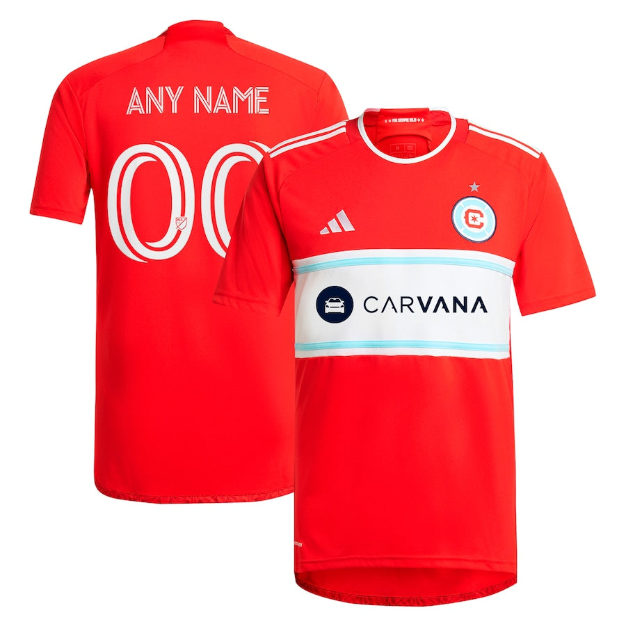 Chicago Fire adidas 2024 Return To Red Custom Jersey – Red