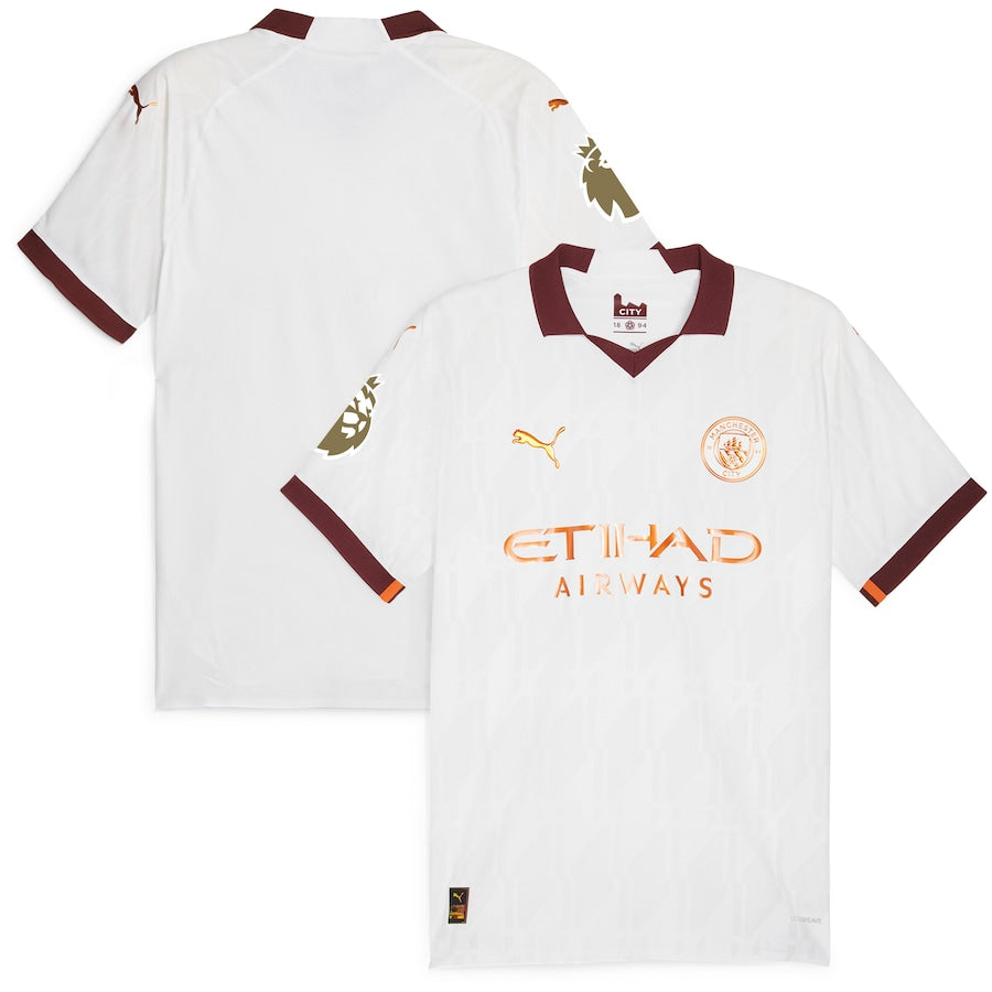 Manchester City Puma 2023/24 Away Jersey - White