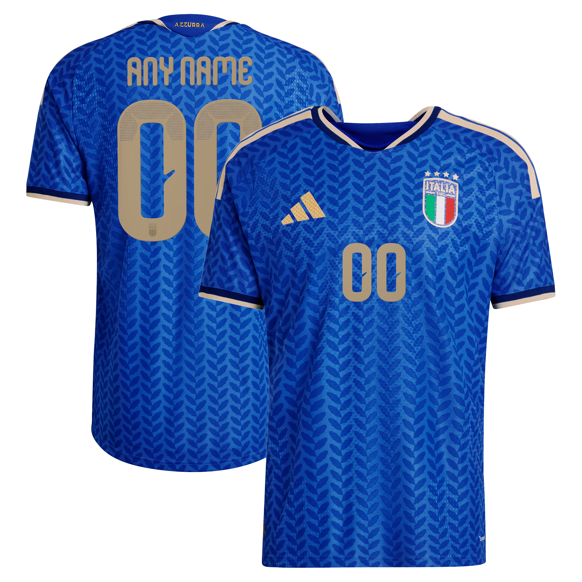 2026 Home Player Custom Jersey - Blue (Italy)