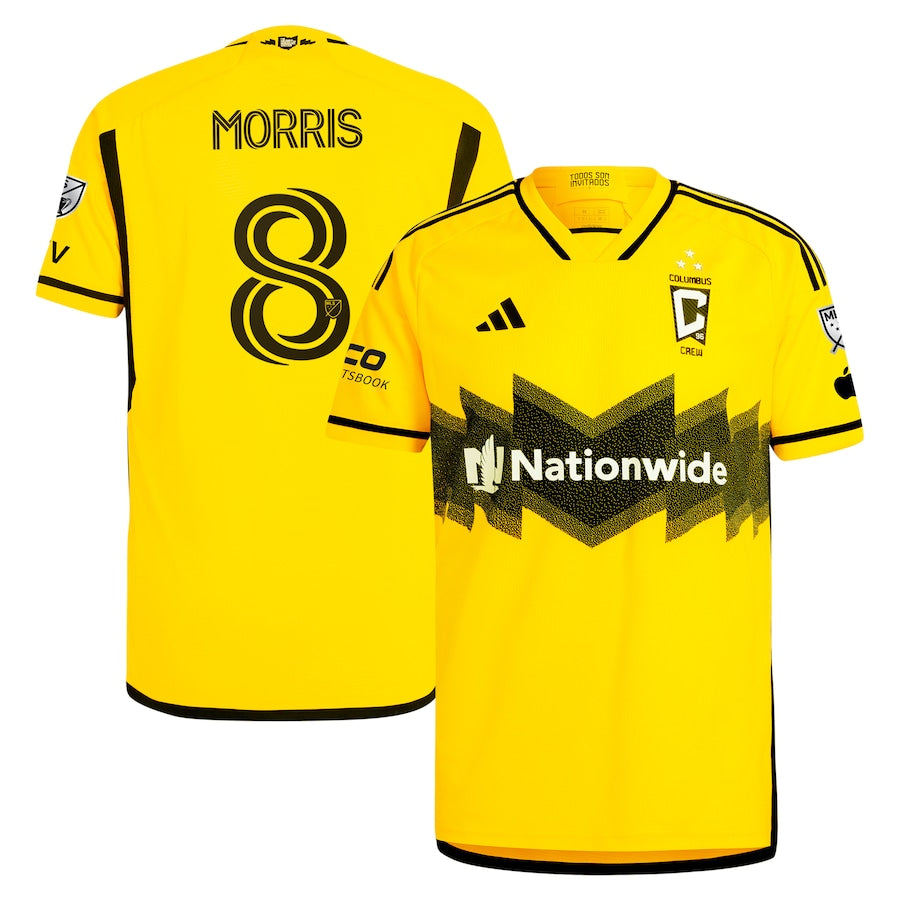 Men's Aidan Morris Columbus Crew 2024 The Home Kit Authentic Player Jersey - Yellow