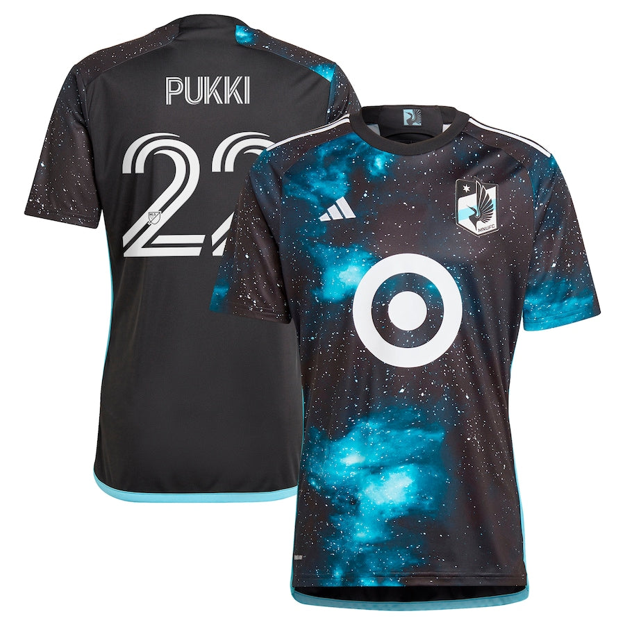 Teemu Pukki Minnesota United FC adidas 2024 Starry Night Player Jersey - Black