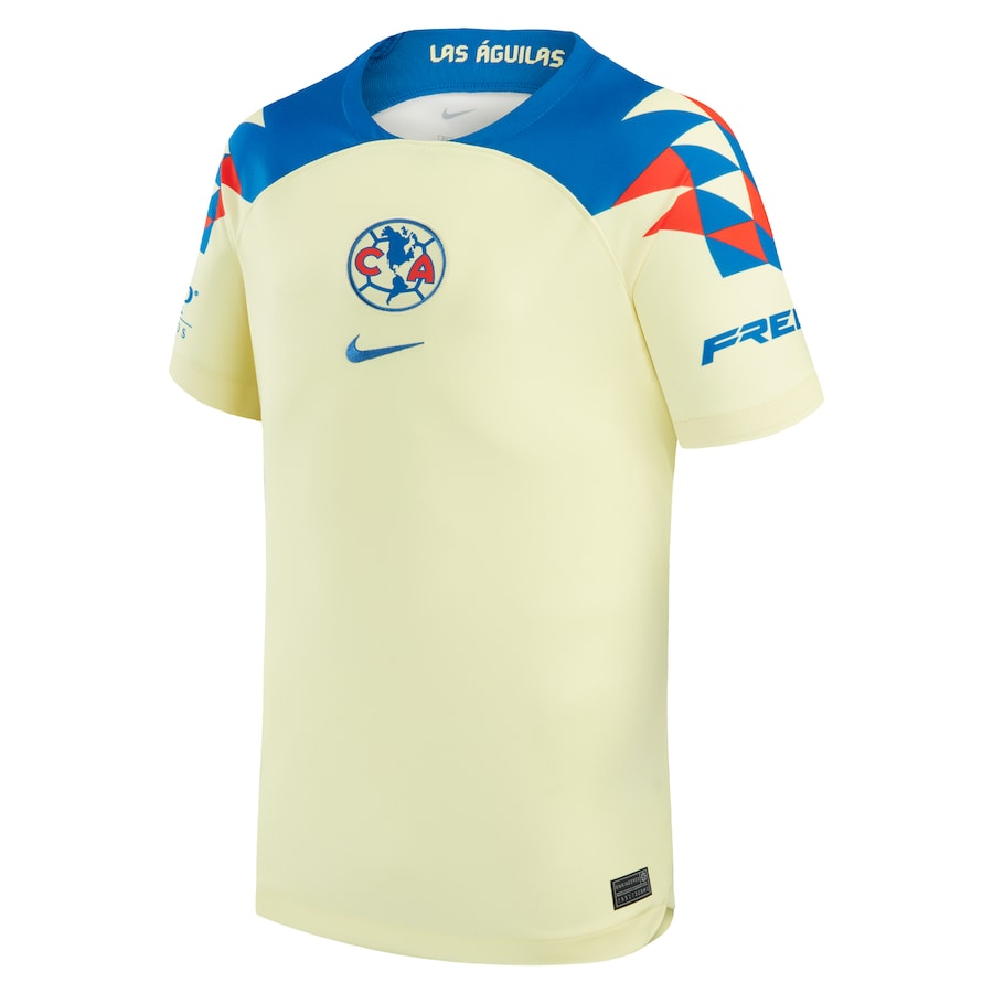 Alejandro Zendejas Club America Nike Home 2023/24 Jersey - Yellow