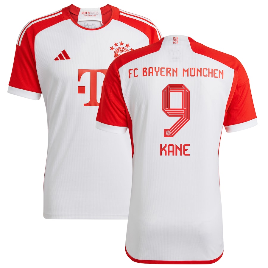 Harry Kane Bayern Munich adidas 2023/24 Home Player Jersey - White