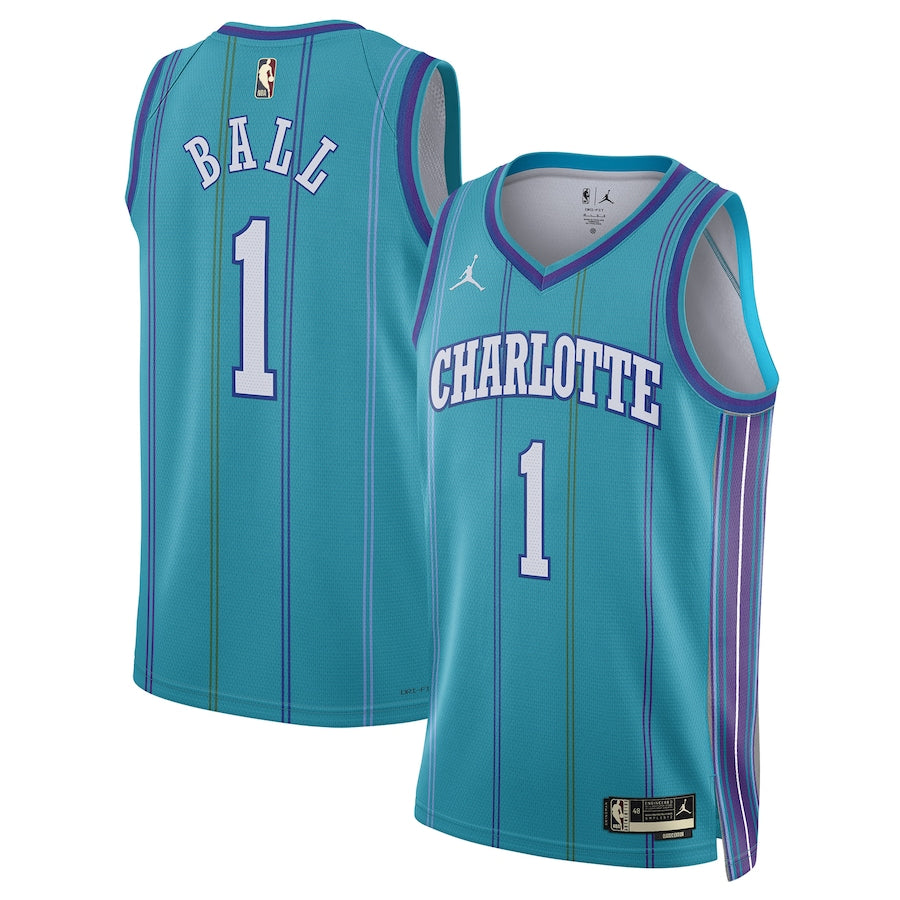 LaMelo Ball Charlotte Hornets Jordan Brand Unisex 2023/24 Swingman Jersey - Classic Edition - Teal