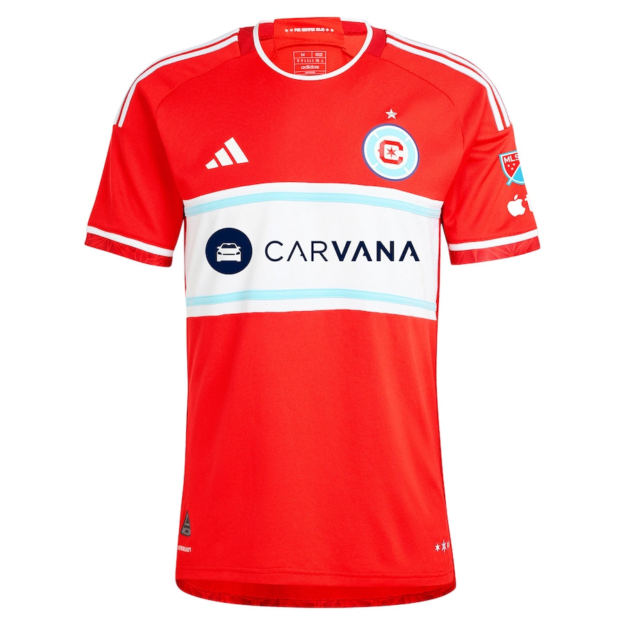 Chicago Fire adidas 2024 Return To Red Authentic Custom Jersey – Red