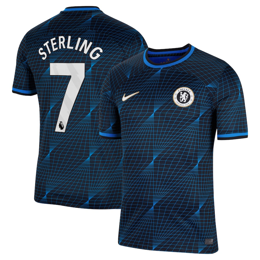 Raheem Sterling Chelsea Nike 2023/24 Away Stadium Player Jersey - Navy