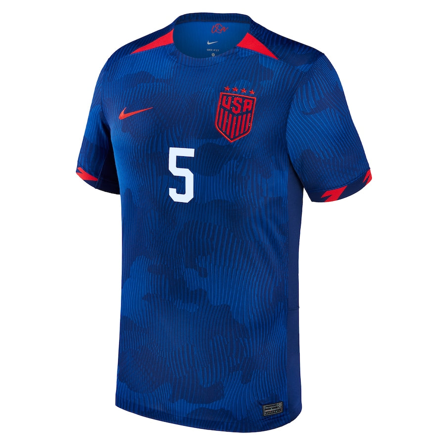 Kelley O'Hara USWNT Nike 2023 Away Player Jersey - Royal