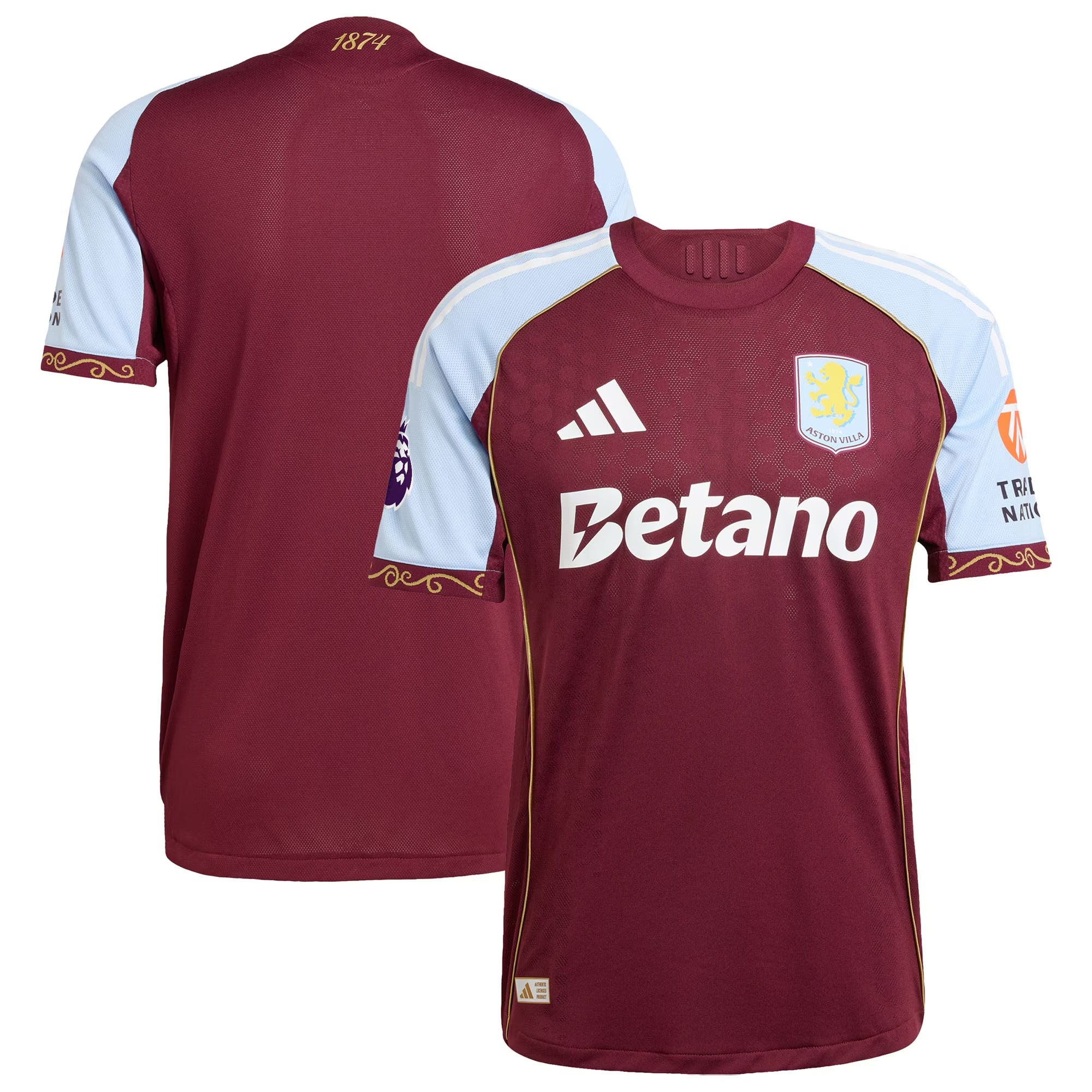 Aston Villa adidas 2025/26 Home Jersey - Claret