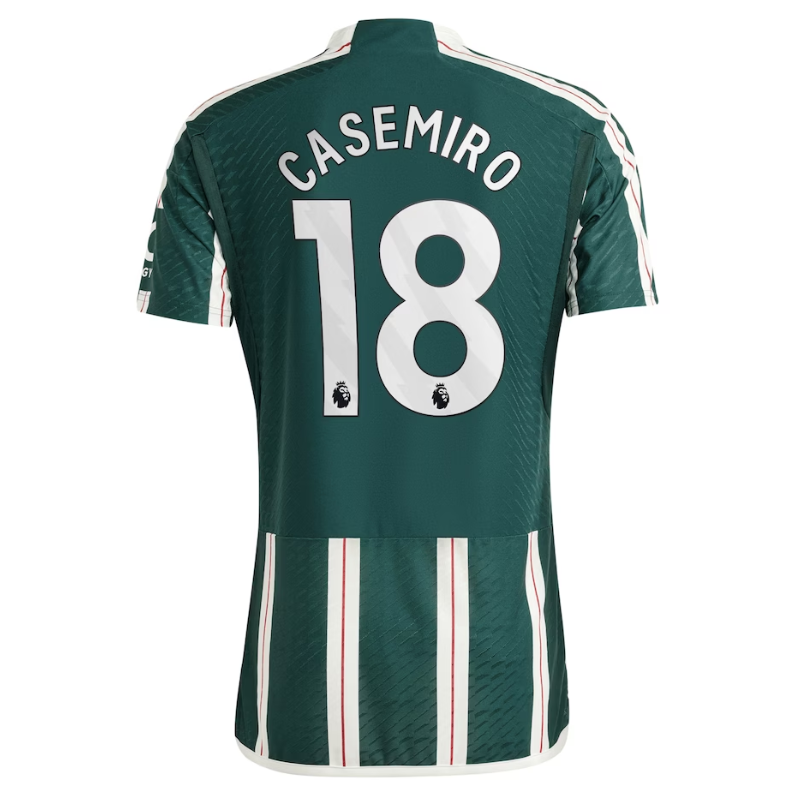 Casemiro Manchester United Shirt 2023/24 Away Player Jersey - Green