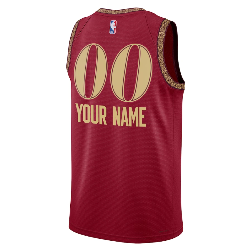 Cleveland Cavaliers Unisex 2023/24 Custom Swingman Jersey - Wine - City Edition