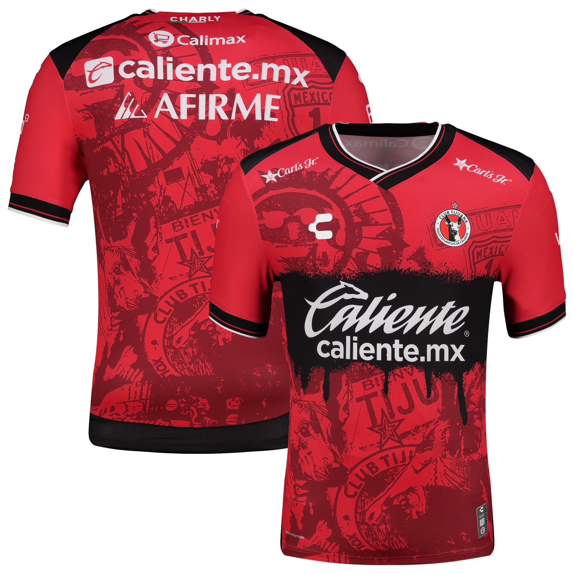 Club Tijuana Charly 2025/26 Home Authentic Jersey - Red