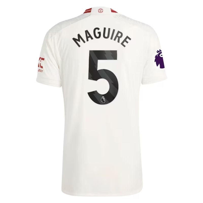 Harry Maguire Manchester United 2023/24 Third Player Jersey - White