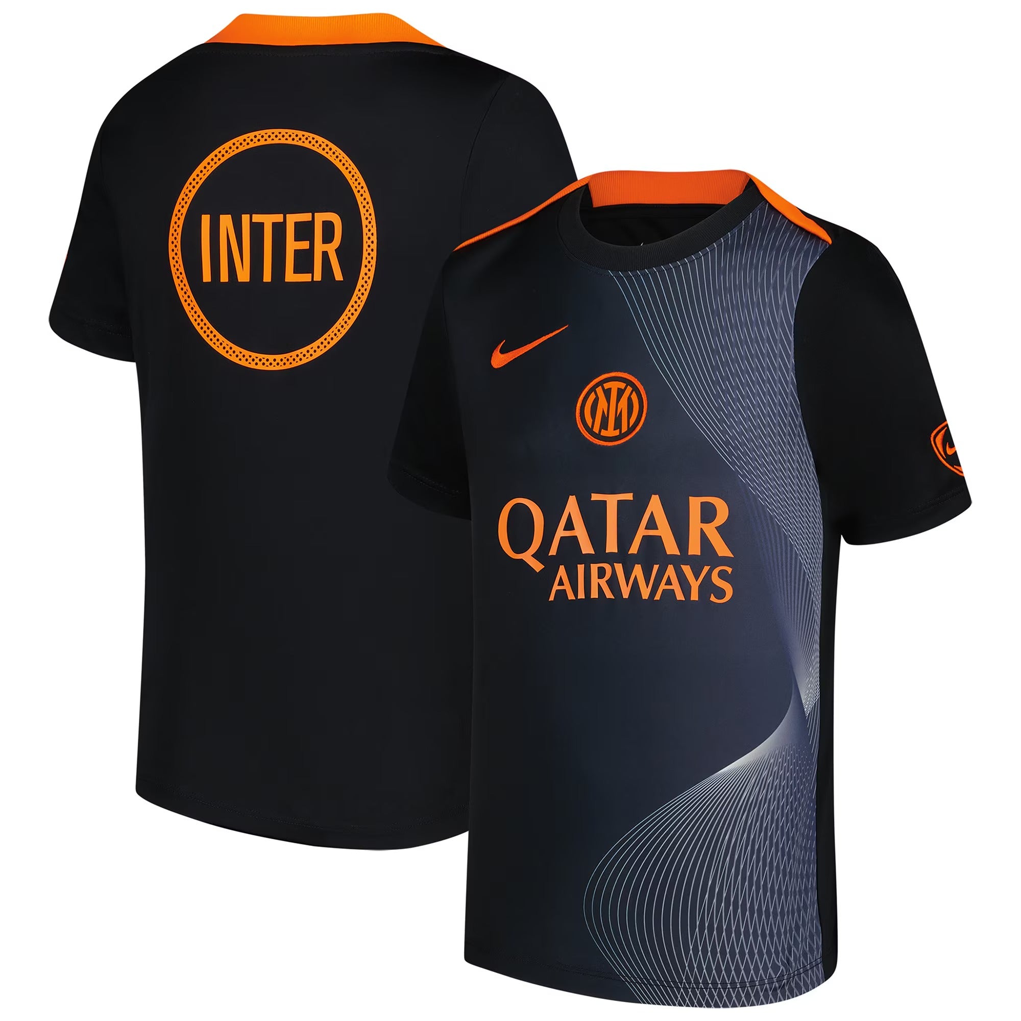 Inter Milan Nike 2025/26 Third Academy Pro Pre-Match Performance Top - Black