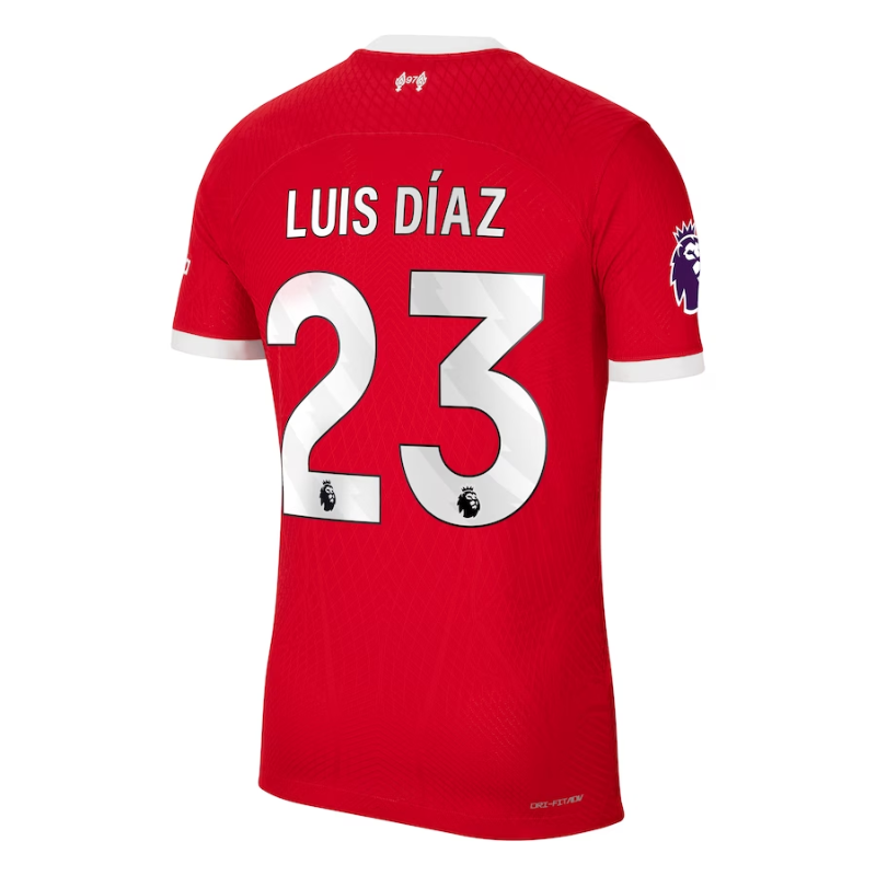 Luis Díaz Liverpool Shirt 2023/24 Home Player Jersey - Red - Jersey Teams World