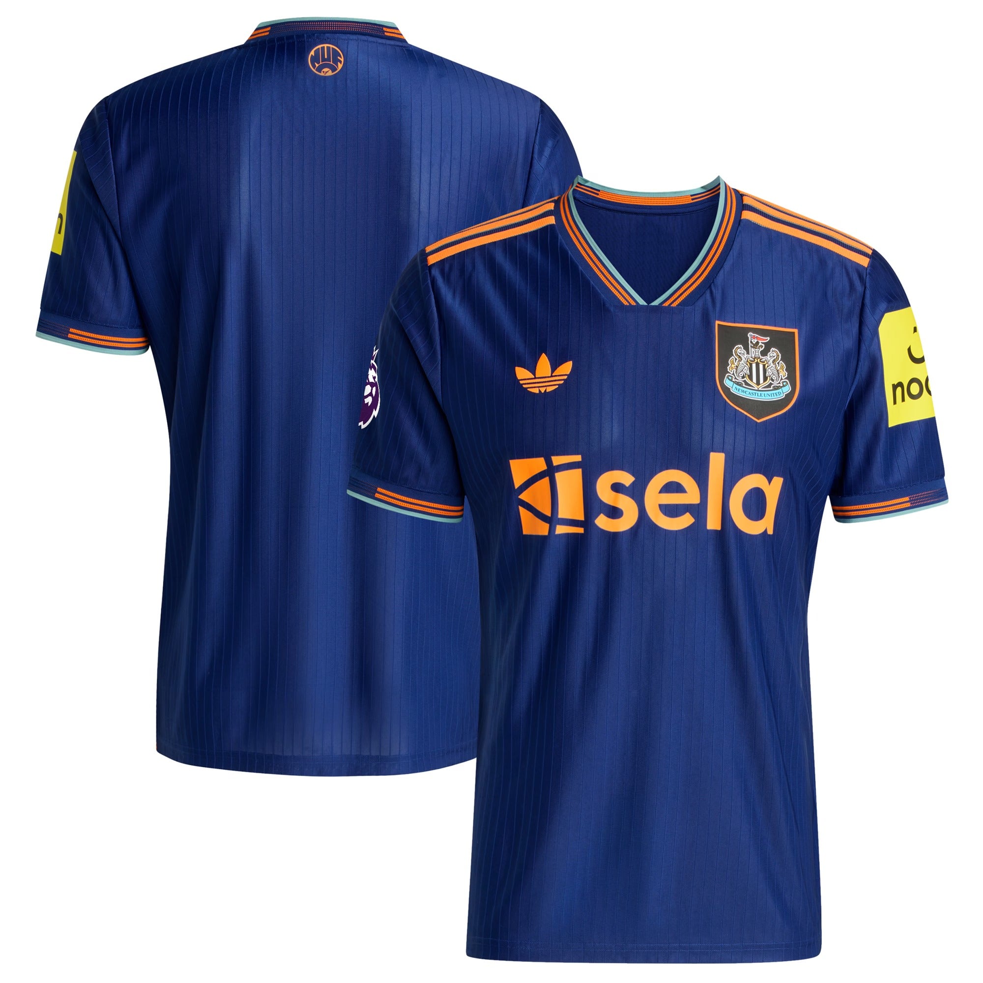 Newcastle United adidas 2025/26 Third Custom Jersey with Patch - Blue