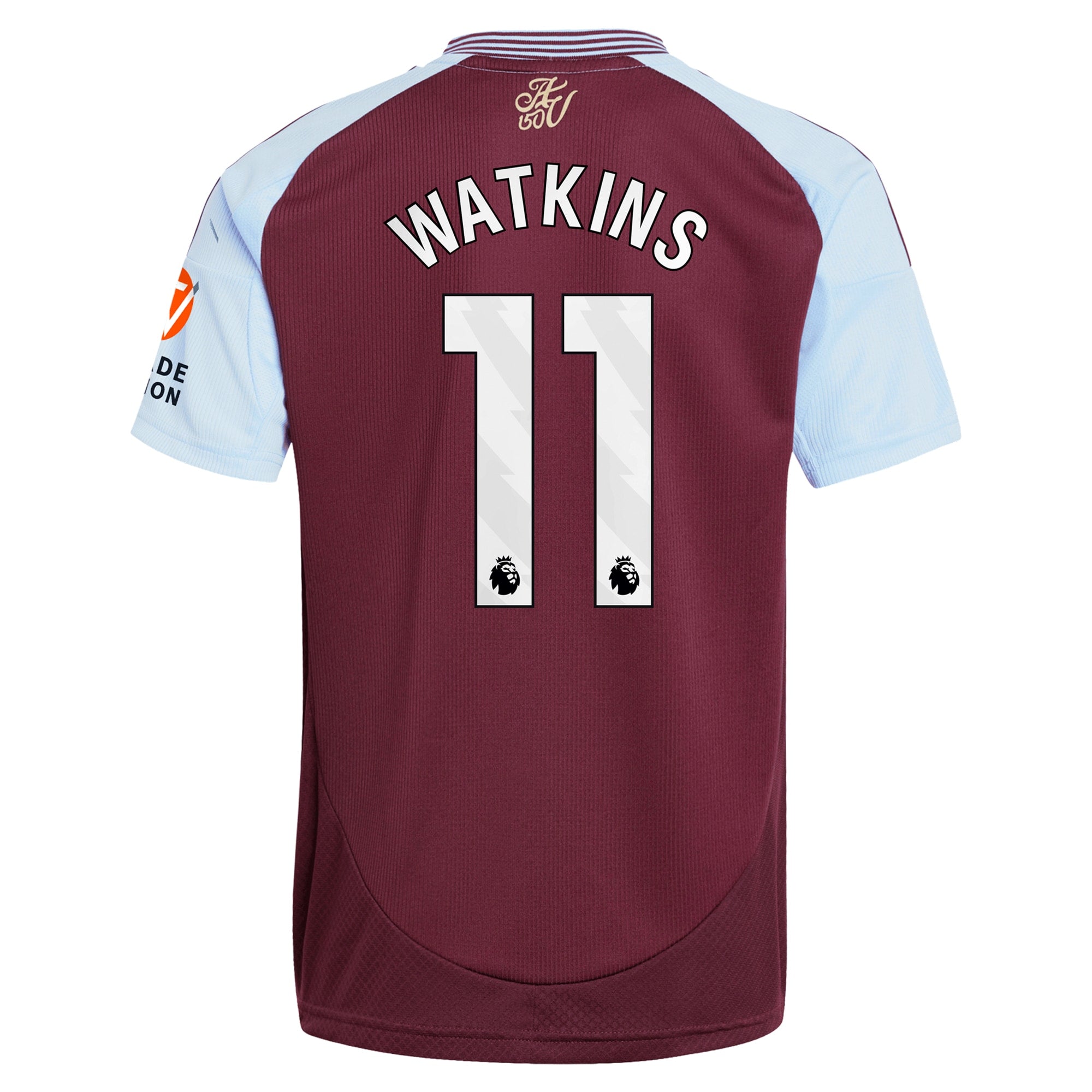Ollie Watkins Aston Villa adidas 2024/25 Home Player Jersey - Claret