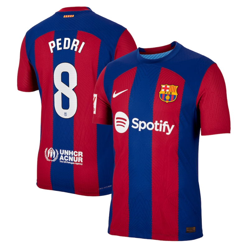 Pedri Barcelona Shirt 2023/24 Home Jersey - Royal