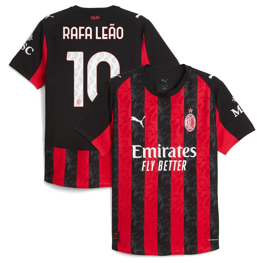 Rafael Leão AC Milan Puma 2025/26 Home Player Jersey - Red