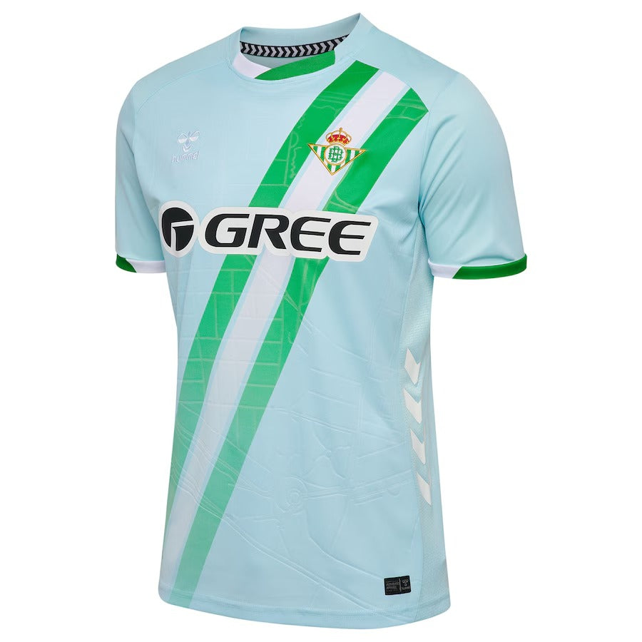 Real Betis Hummel Unisex Away 2025/26 Customized Jersey - Light Blue