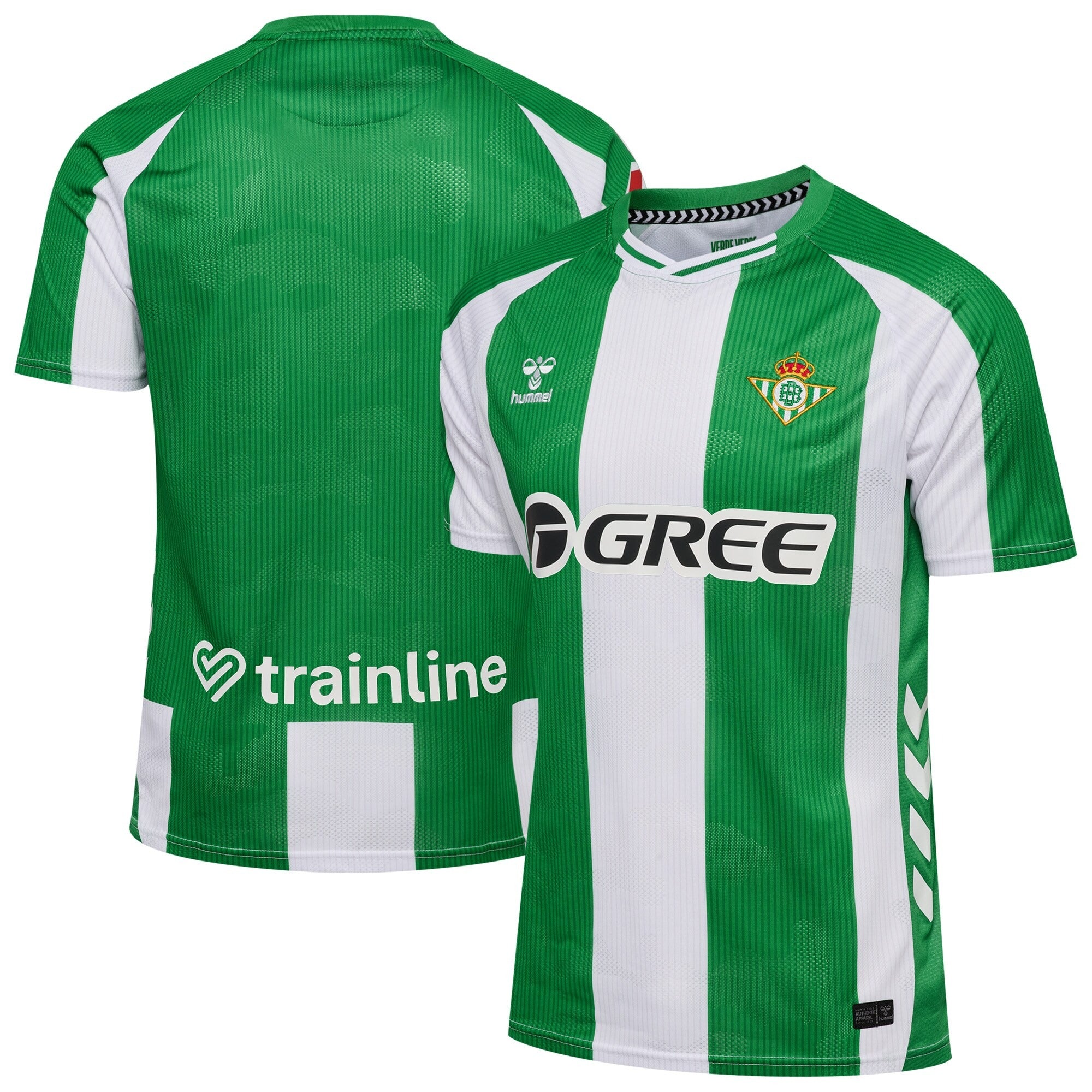 Real Betis Hummel Unisex Home 2025/26 Custom Jersey - Green