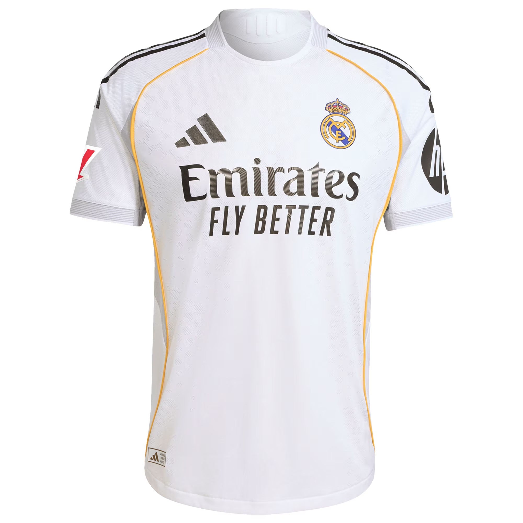 Real Madrid adidas 2025/26 Home Authentic Custom Jersey – White