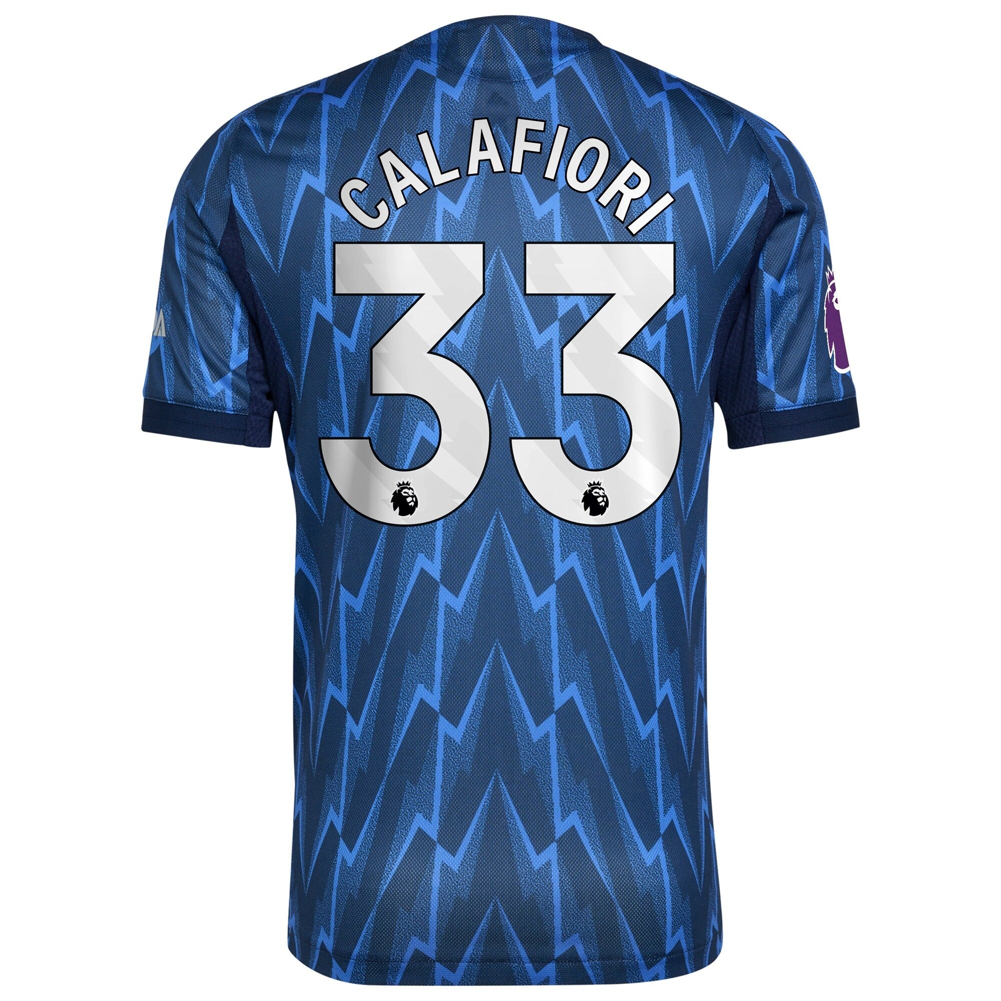 Riccardo Calafiori Arsenal adidas 2025/26 Away Player Jersey - Blue