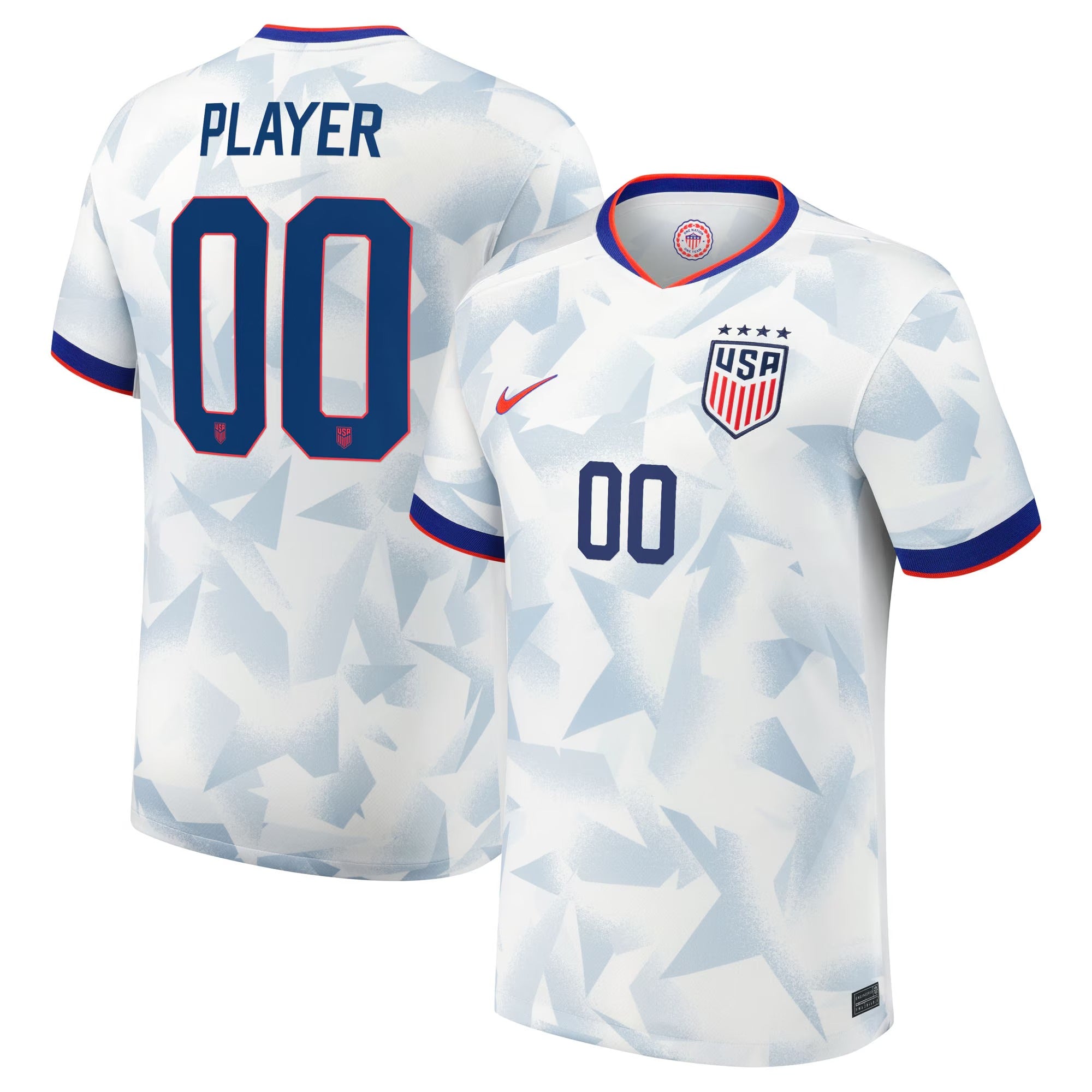 USWNT Nike 2025 Home Pick-A-Player Custom Jersey - White