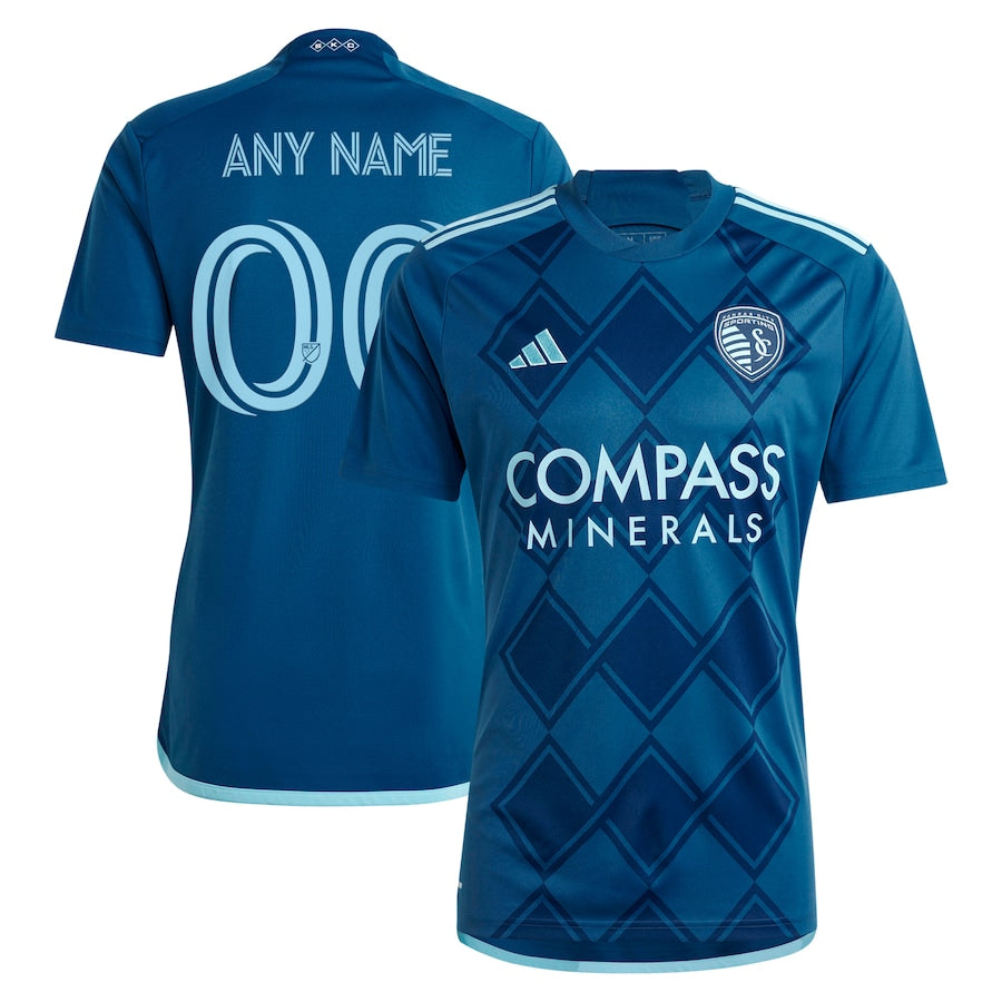 Sporting Kansas City adidas 2024 Diamonds Our Forever Custom Jersey – Navy