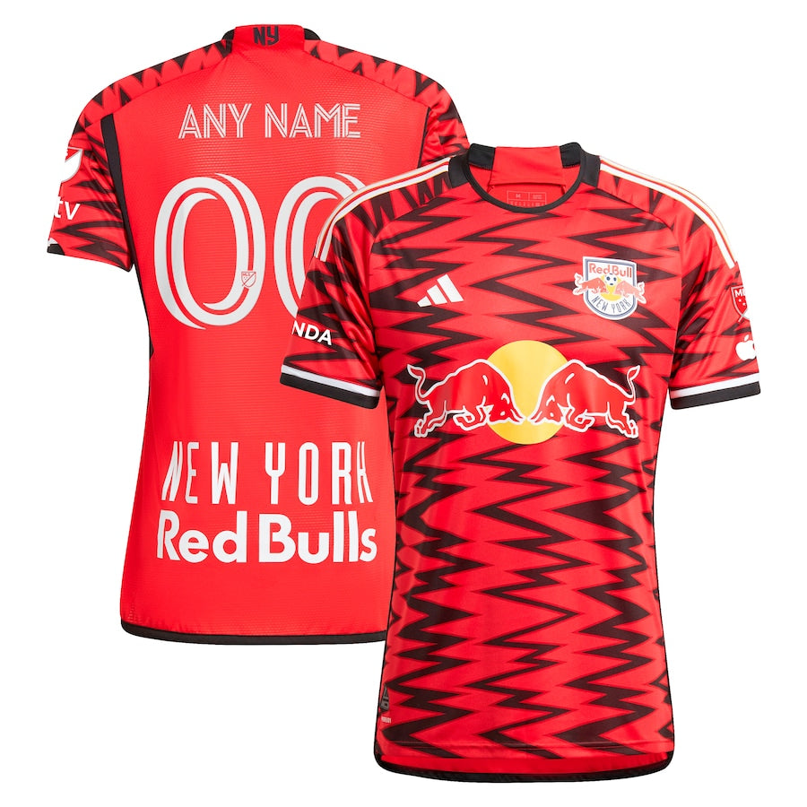 New York Red Bulls adidas 2024 Legacy Authentic Custom Jersey – Red