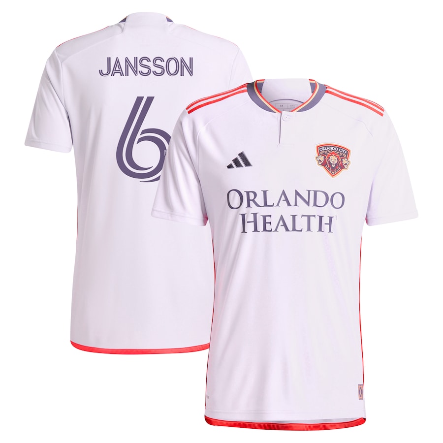 Robin Jansson Orlando City SC adidas 2024 Legacy Kit Player Jersey – Purple