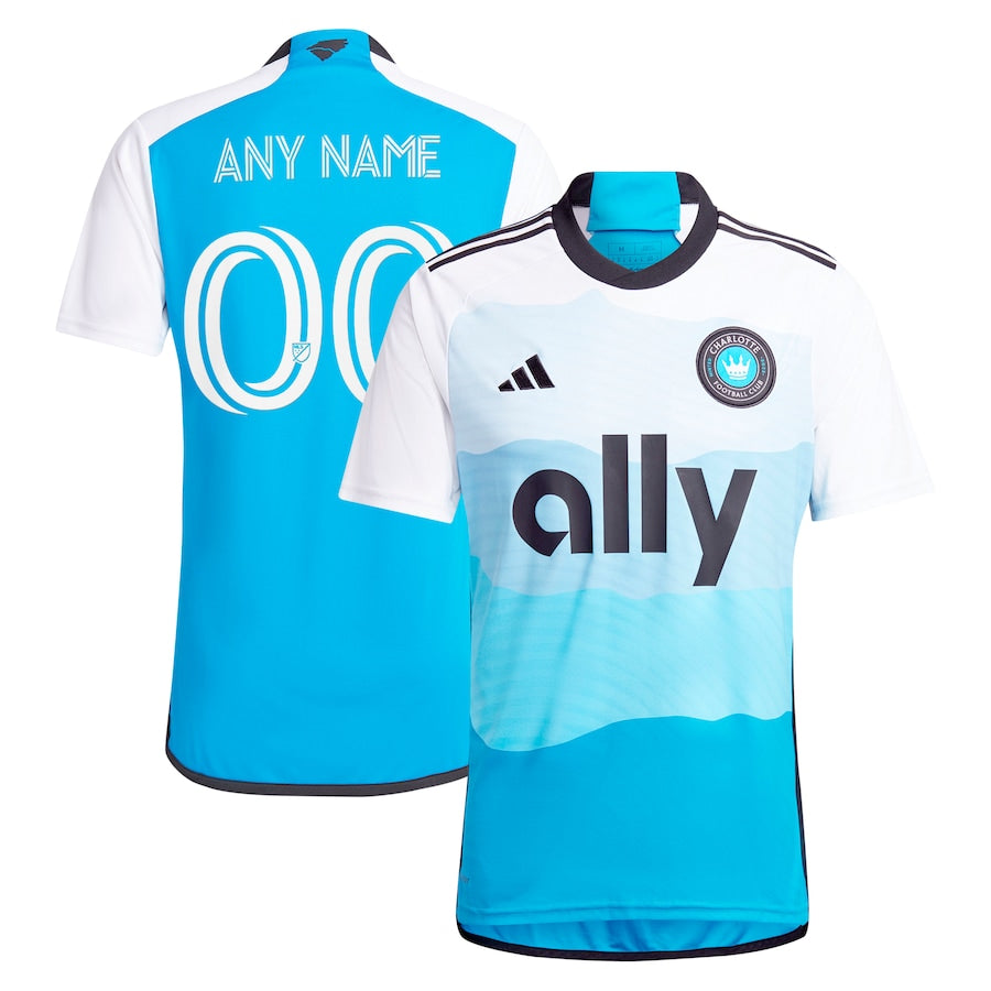 Charlotte FC adidas 2024 The Carolina Kit: Explore Custom Jersey - Blue