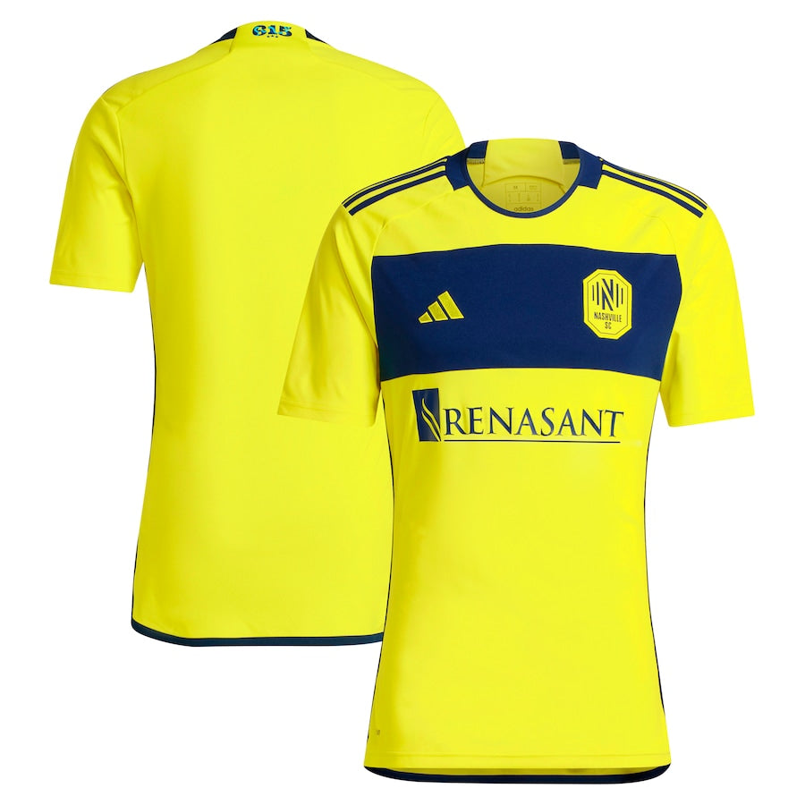 Nashville SC adidas 2024 The 615 Kit Jersey - Yellow