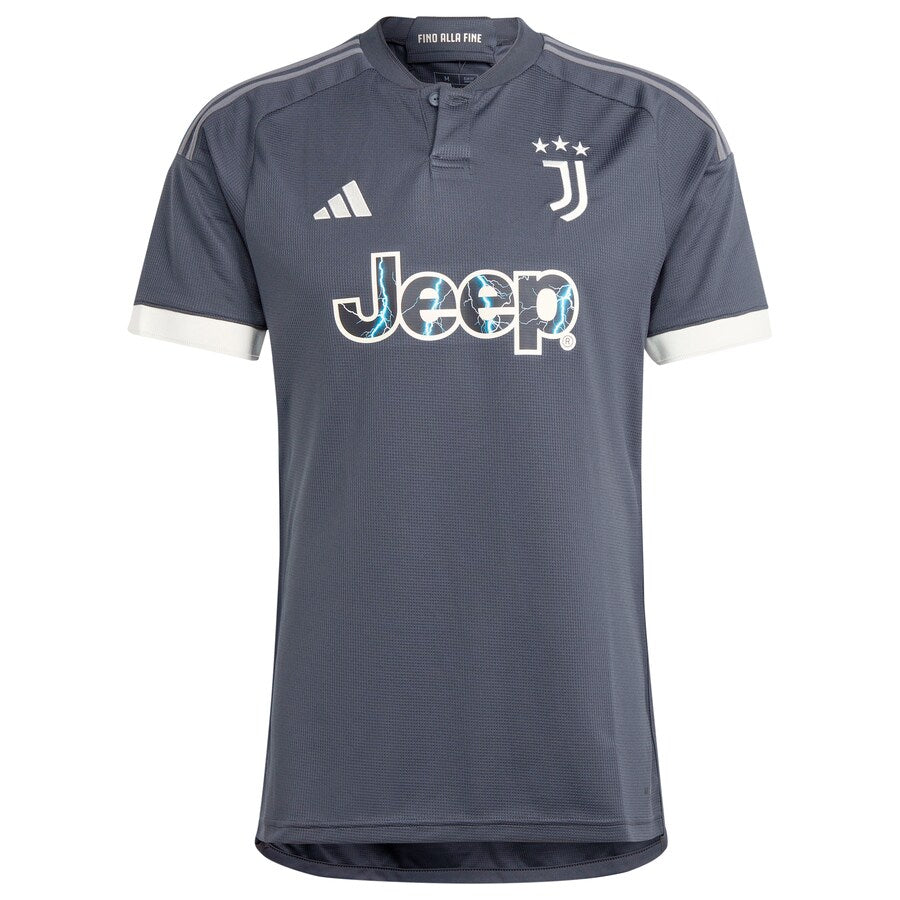 Dušan Vlahović Juventus adidas 2023/24 Third Player Jersey - Gray