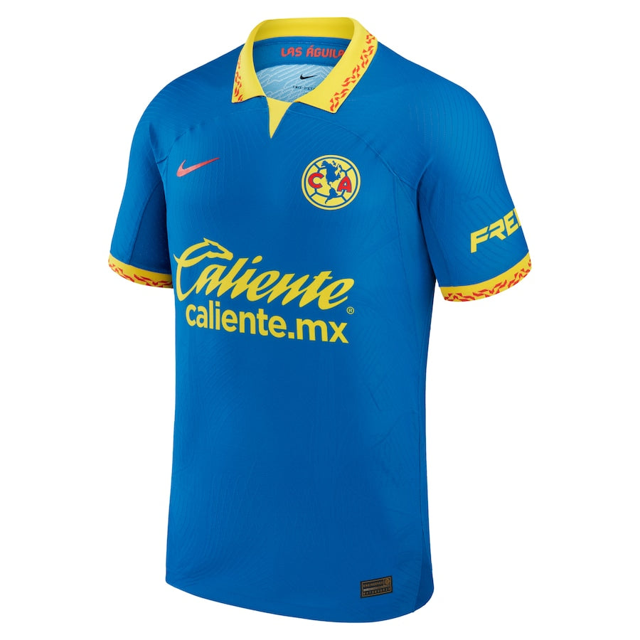 Men's Alejandro Zendejas Club America Away 2023/24 Authentic Jersey - Blue