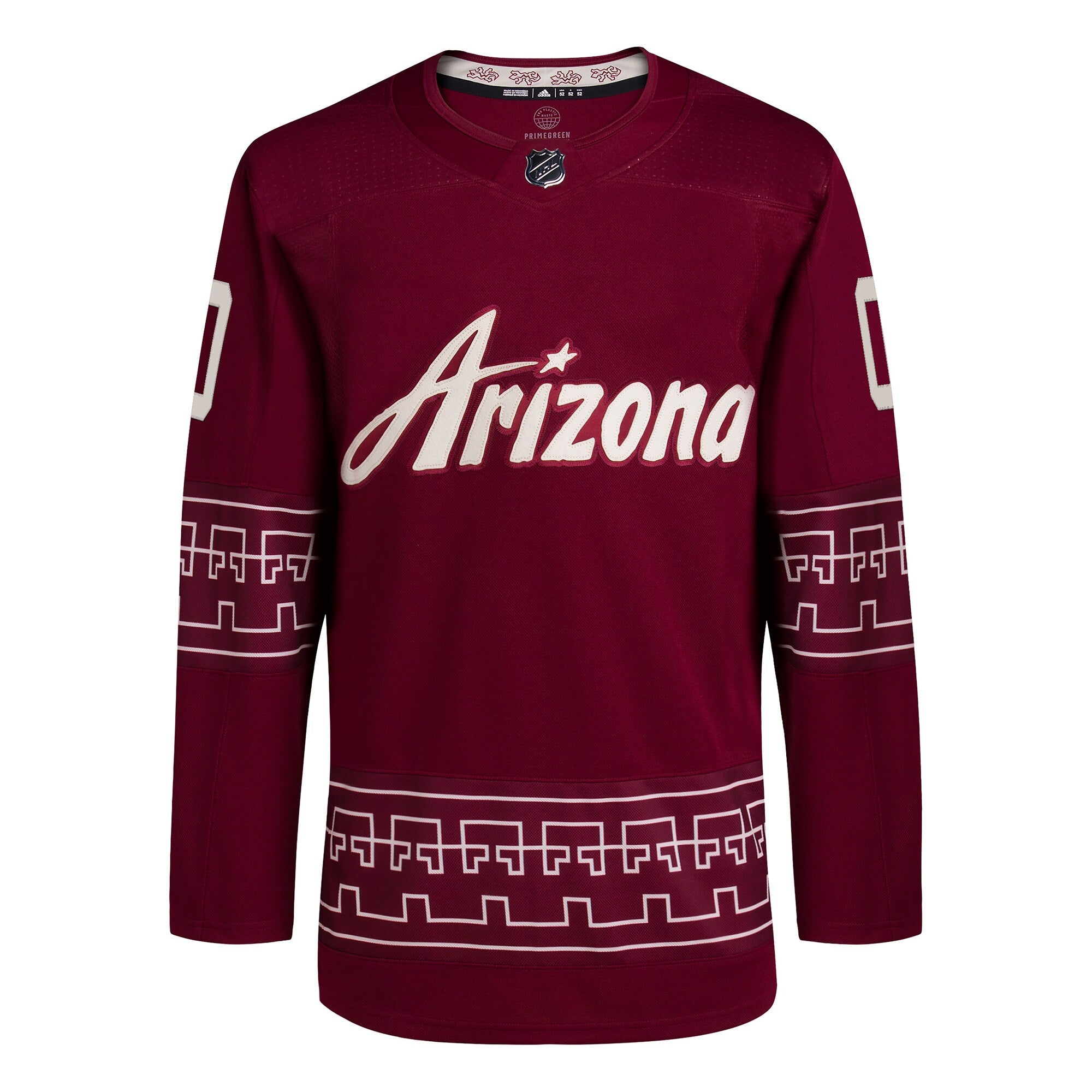 Arizona Coyotes adidas Alternate Primegreen Custom Jersey - Garnet