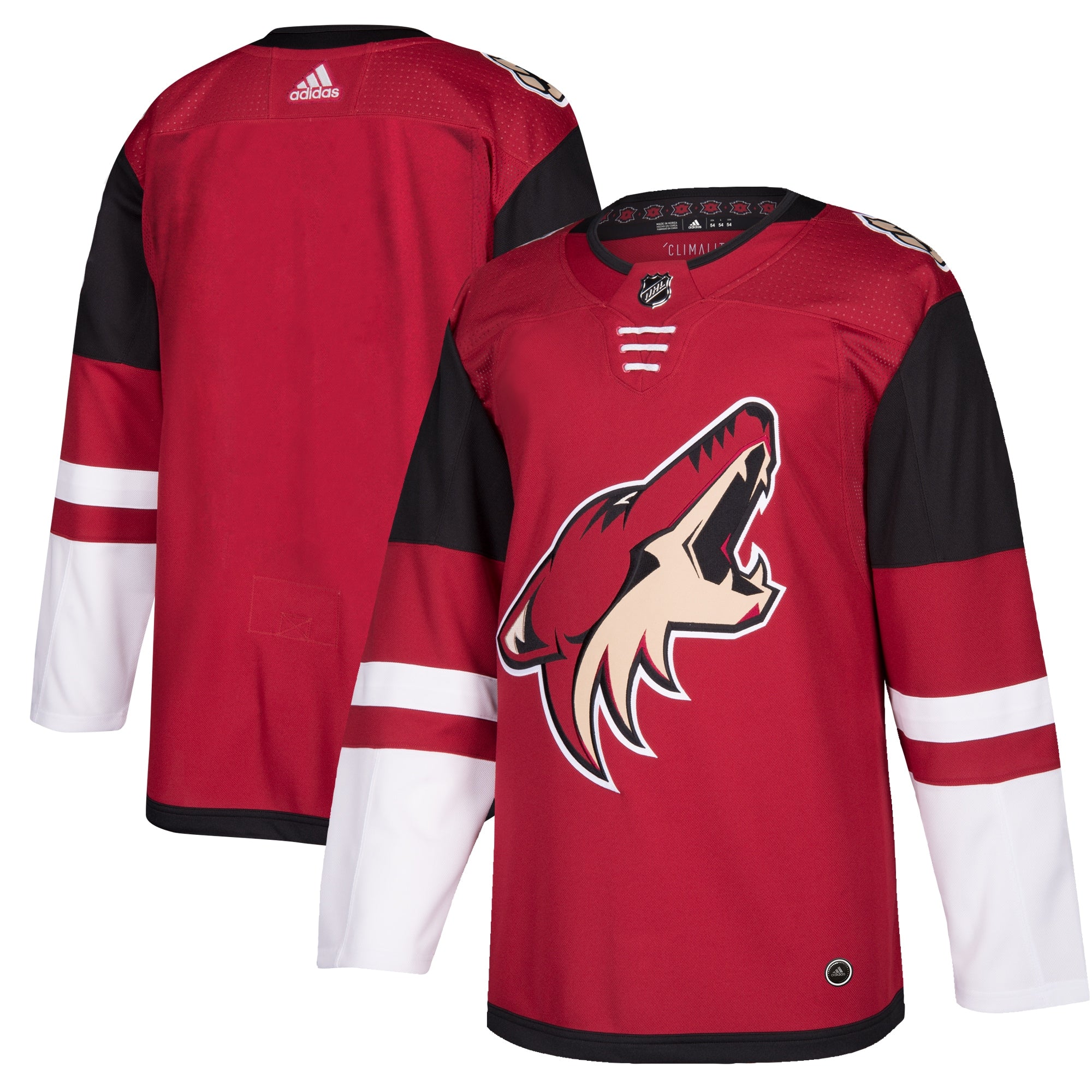 Arizona Coyotes adidas Home Custom Jersey - Maroon