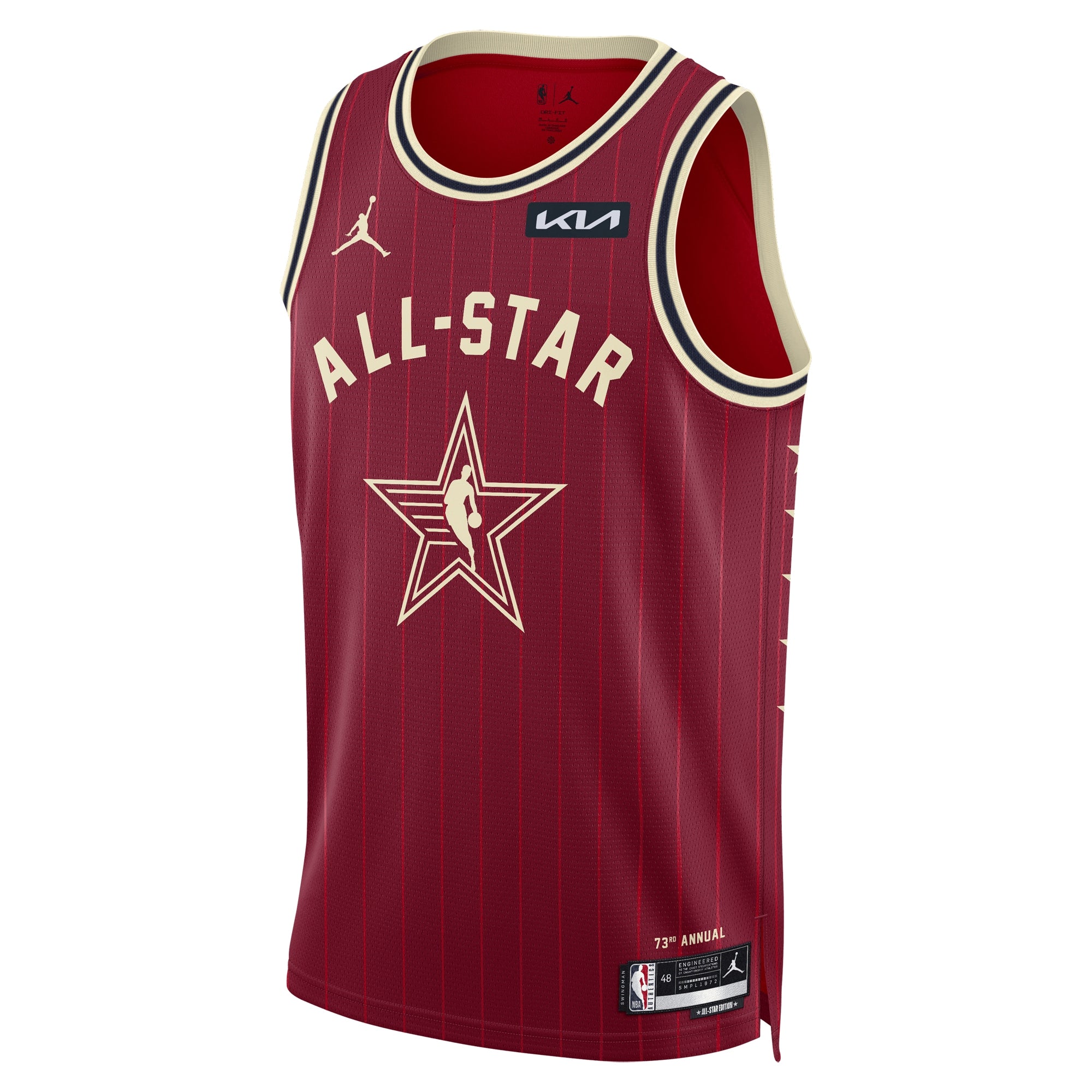 Unisex 2024 NBA All-Star Game Swingman Custom Jersey - Crimson