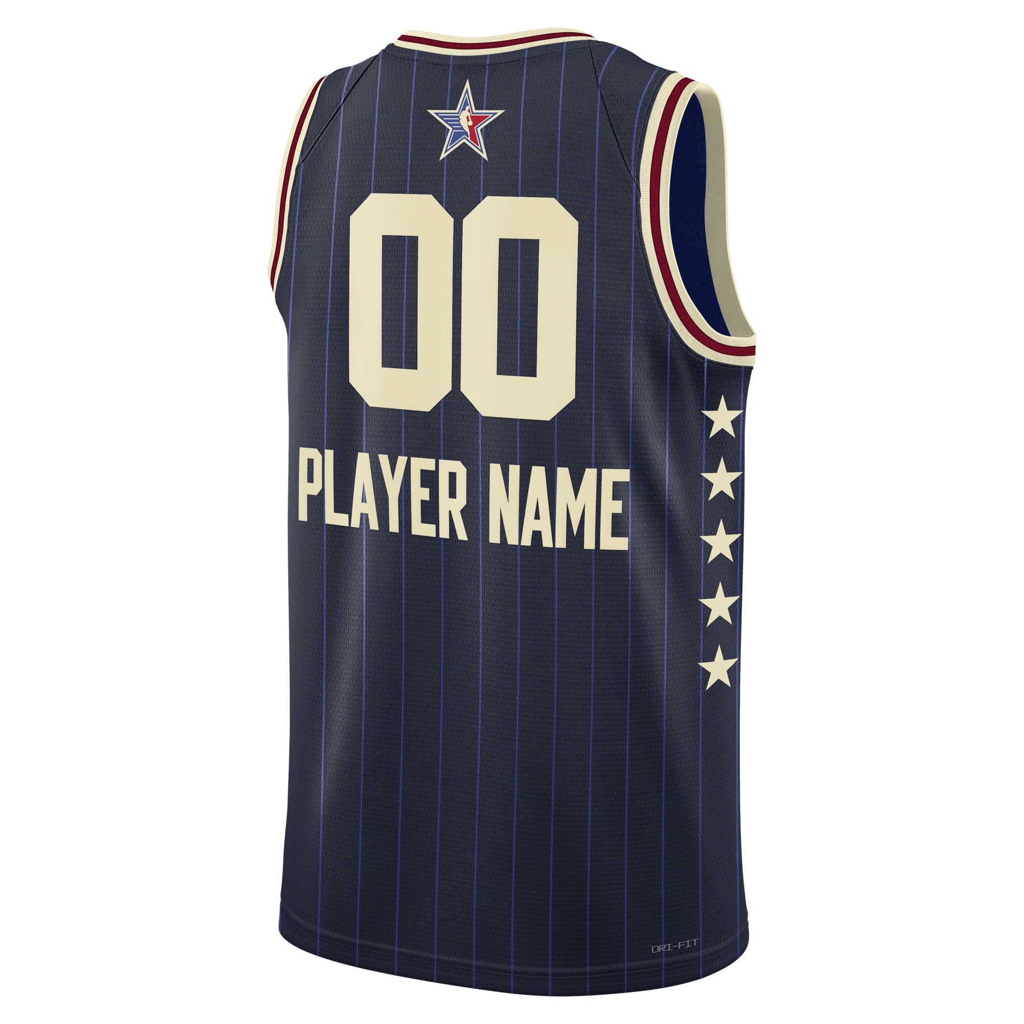 Unisex 2024 NBA All-Star Game Swingman Custom Jersey - Navy