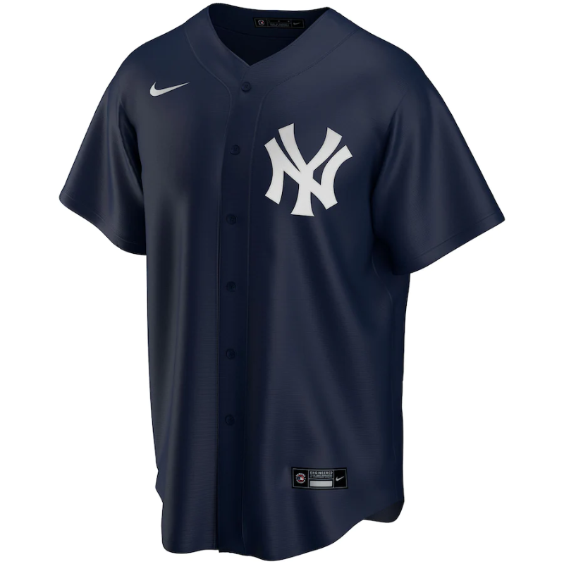 New York Yankees Navy Custom Jersey Unisex Pro Official - Jersey Teams World