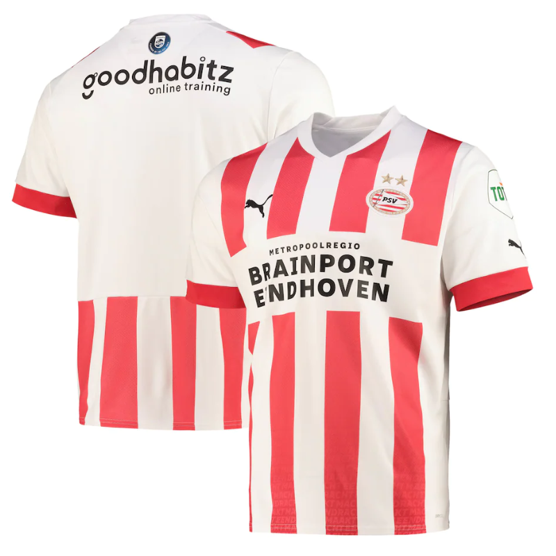 PSV Eindhoven Home Shirt 2022-23 Custom Jersey - Jersey Teams World