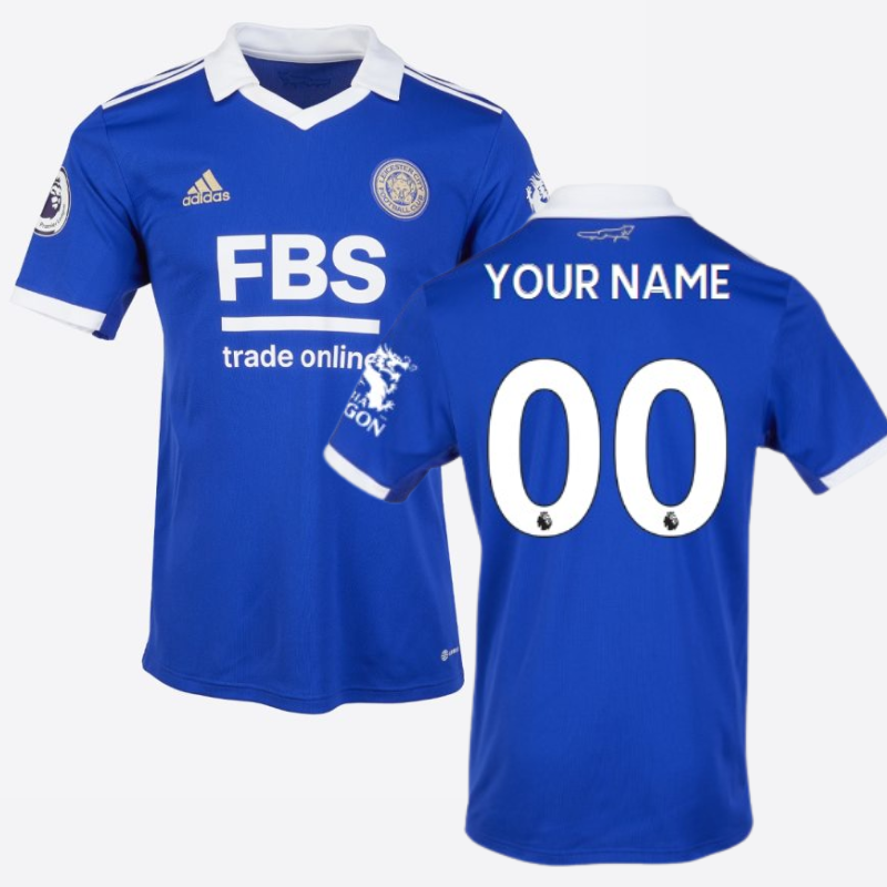 Leicester City Home Shirt 2022/23 Custom Unisex Jersey - Jersey Teams World