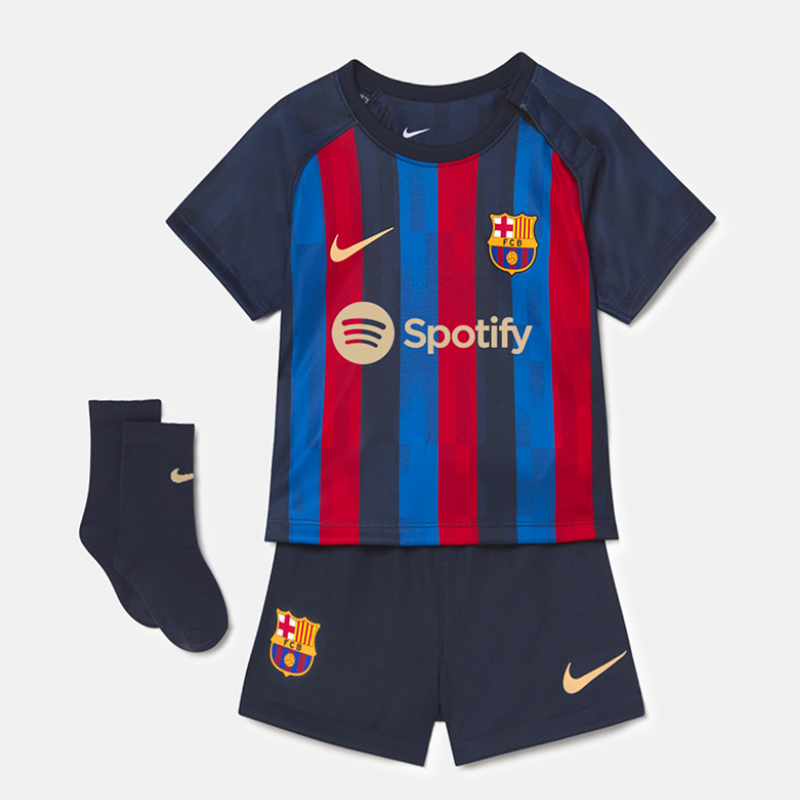 Barcelona Unisex Shirt 2023 Home Custom Jersey, 2 – 13 Years Kids Kit - Jersey Teams World