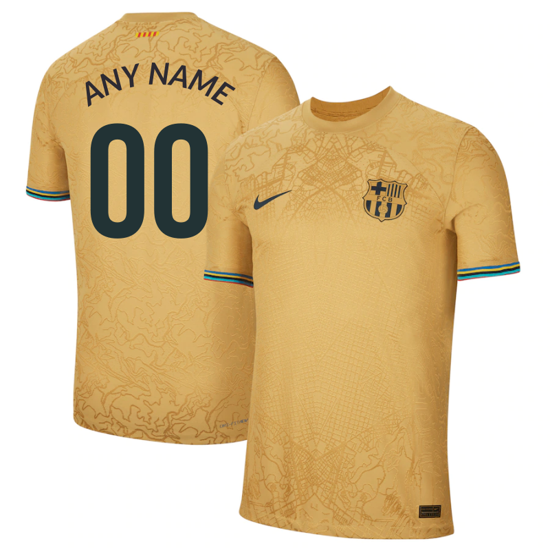 Barcelona Away Unisex Shirt 2023 Custom Jersey - - Jersey Teams World
