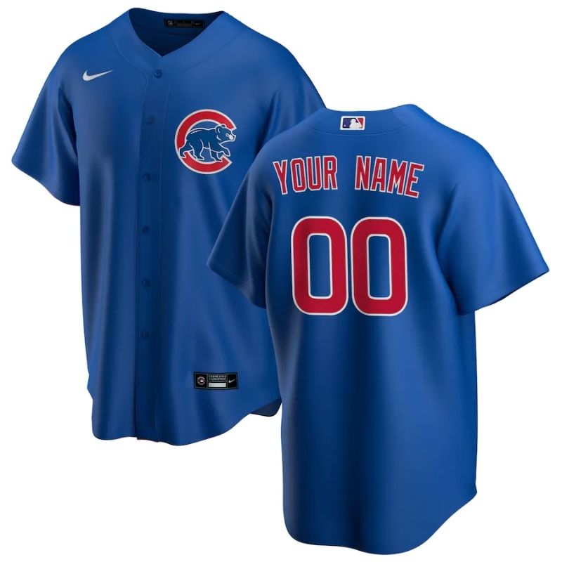 Chicago Cubs Team 2023 Home Custom Jersey Unisex - Royal - Jersey Teams World