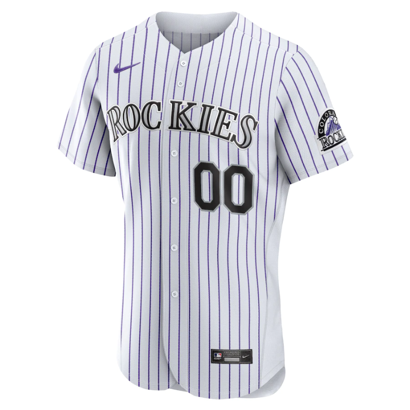 Colorado Rockies Team 2022 White Home Custom Jersey Unisex Pro Official - Jersey Teams World
