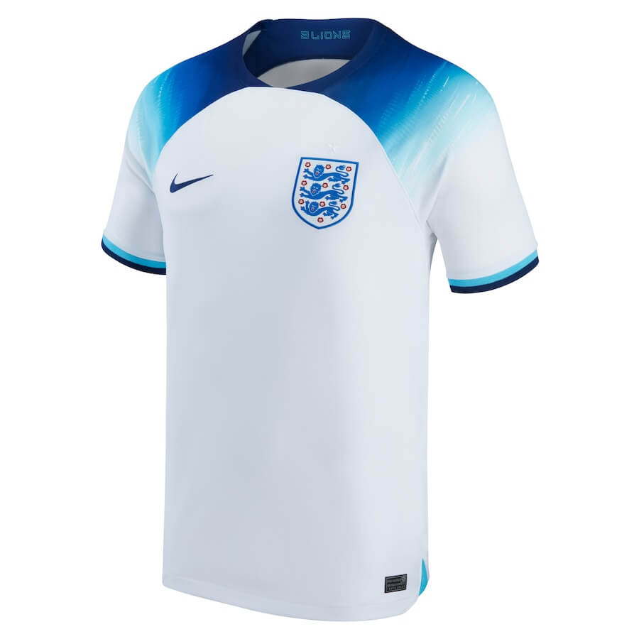 England National Team Home Stadium Shirt 2022 customized Jersey Unisex - White - Jersey Teams World