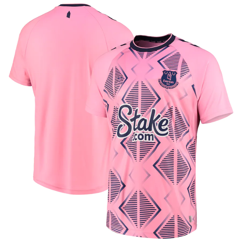 Everton Away Shirt 2022-23 Custom Unisex Jersey - Pink - Jersey Teams World