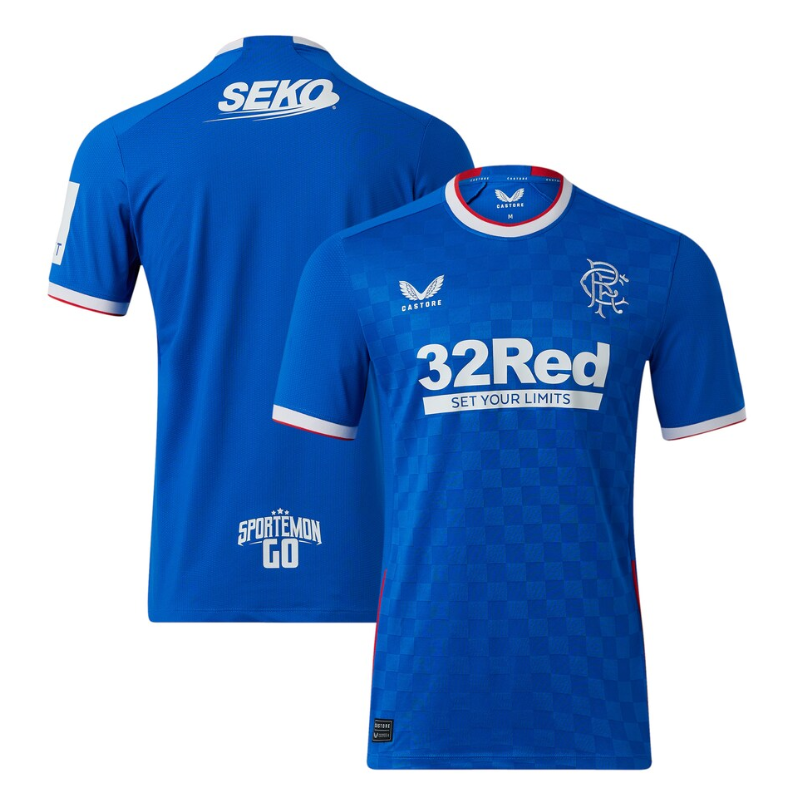 Glasgow Rangers Home Pro Shirt 2022-23 - Custom Jersey - Jersey Teams World